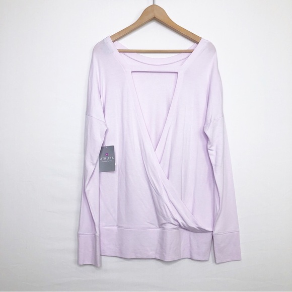 Athleta pastel lavender Chakra Sweatshirt - Picture 2 of 9